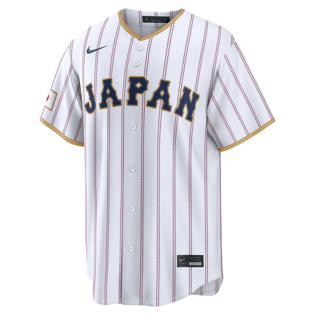 Japan World Baseball Classic 2026 Nike White Home Jersey product image 2, provided for visual reference and product detail