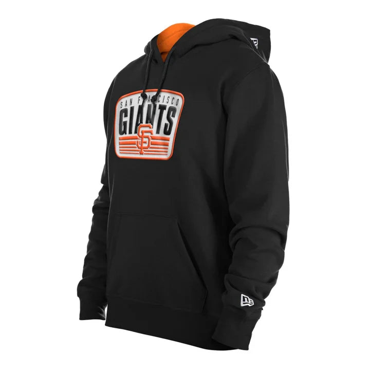 New Era Men San Francisco Giants Pullover Hoodie-Black product image 3, provided for visual reference and product detail