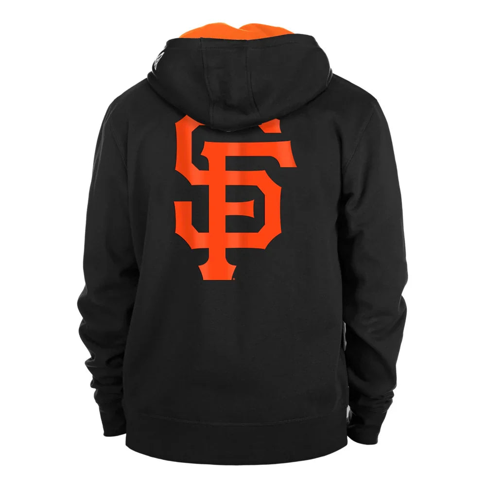 New Era Men San Francisco Giants Pullover Hoodie-Black product image 2, provided for visual reference and product detail