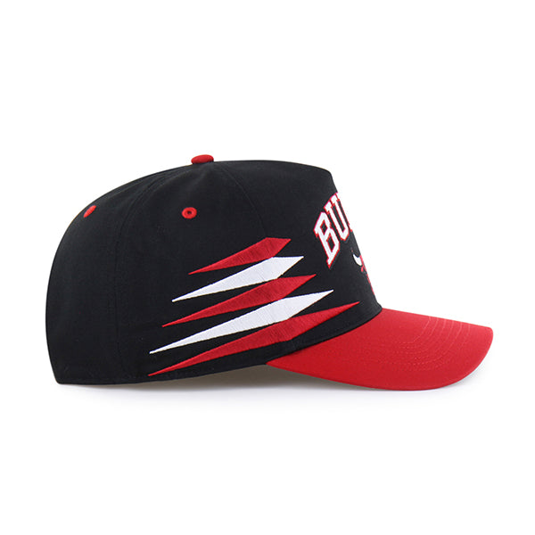 Chicago Bulls '47 Black Diamond Cut Hitch Adjustable Hat product image 4, provided for visual reference and product detail