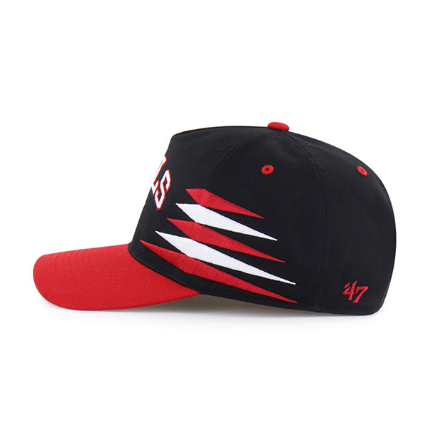 Chicago Bulls '47 Black Diamond Cut Hitch Adjustable Hat product image 3, provided for visual reference and product detail