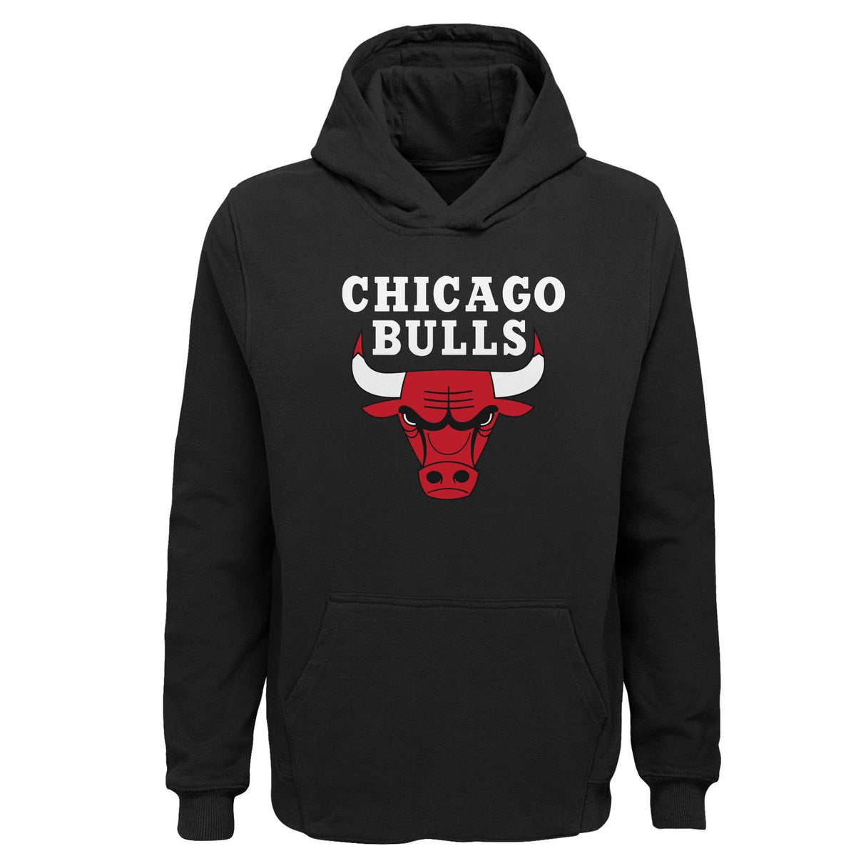 Chicago Bulls 4-7 Logo With Words Hoodie product image 1, provided for visual reference and product detail review