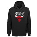 Chicago Bulls Logo Youth Black Hoodie product image 1, provided for visual reference and product detail review