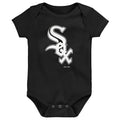 Chicago White Sox Current Logo Black Onesie product image 1, provided for visual reference and product detail review