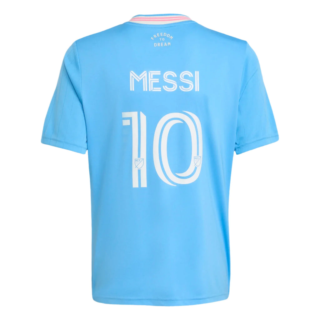Adidas Youth Inter Miami (MESSI 10) 3rd Jersey 2025 product image 2, provided for visual reference and product detail review