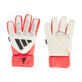 Adidas Predator Match Fingersave Gk Gloves-WHITE/LUCRED/BLACK product image 1, provided for visual reference and product