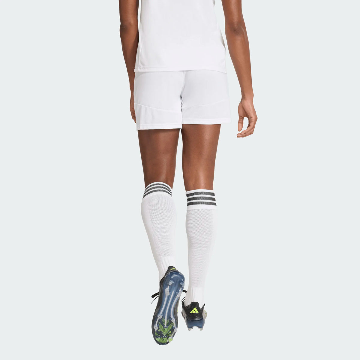 Adidas Women Tiro26 League Short Shorts-White/Black product image 2, provided for visual reference and product detail review