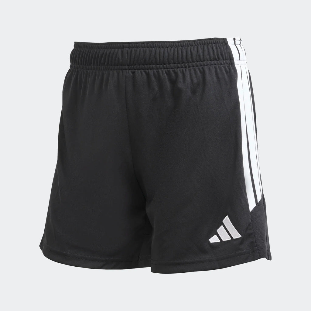 Adidas Women Tiro26 League Short Shorts-Black/White product image 1, provided for visual reference and product detail review