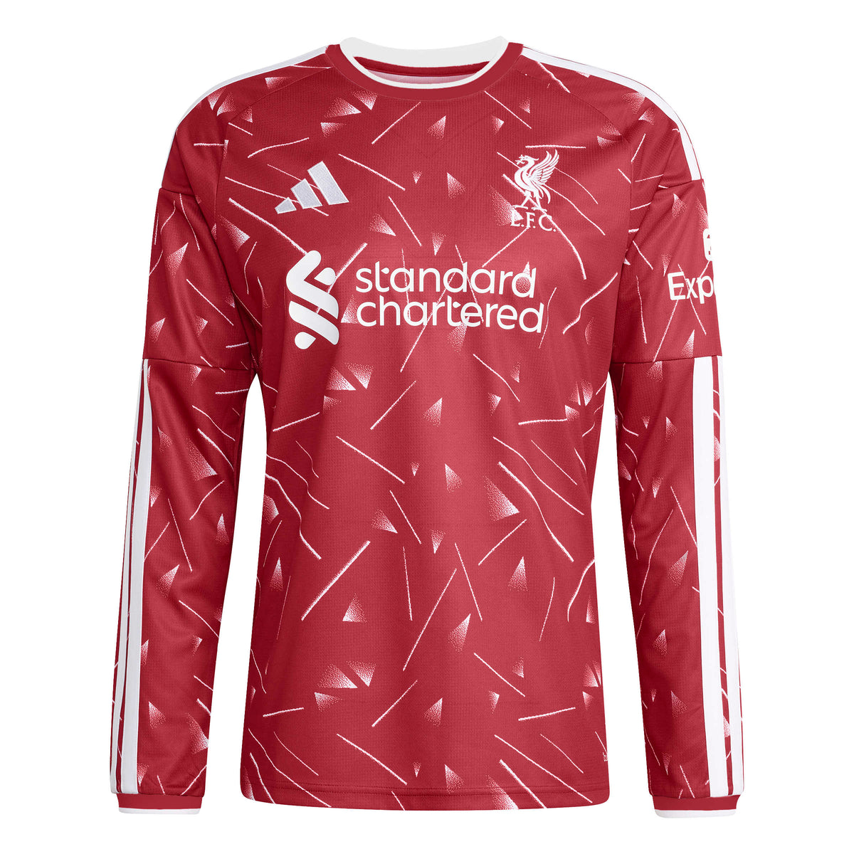 Adidas Men Liverpool FC Long Sleeve Stadium Home Soccer Jersey 26/27 product image 1, provided for visual reference and