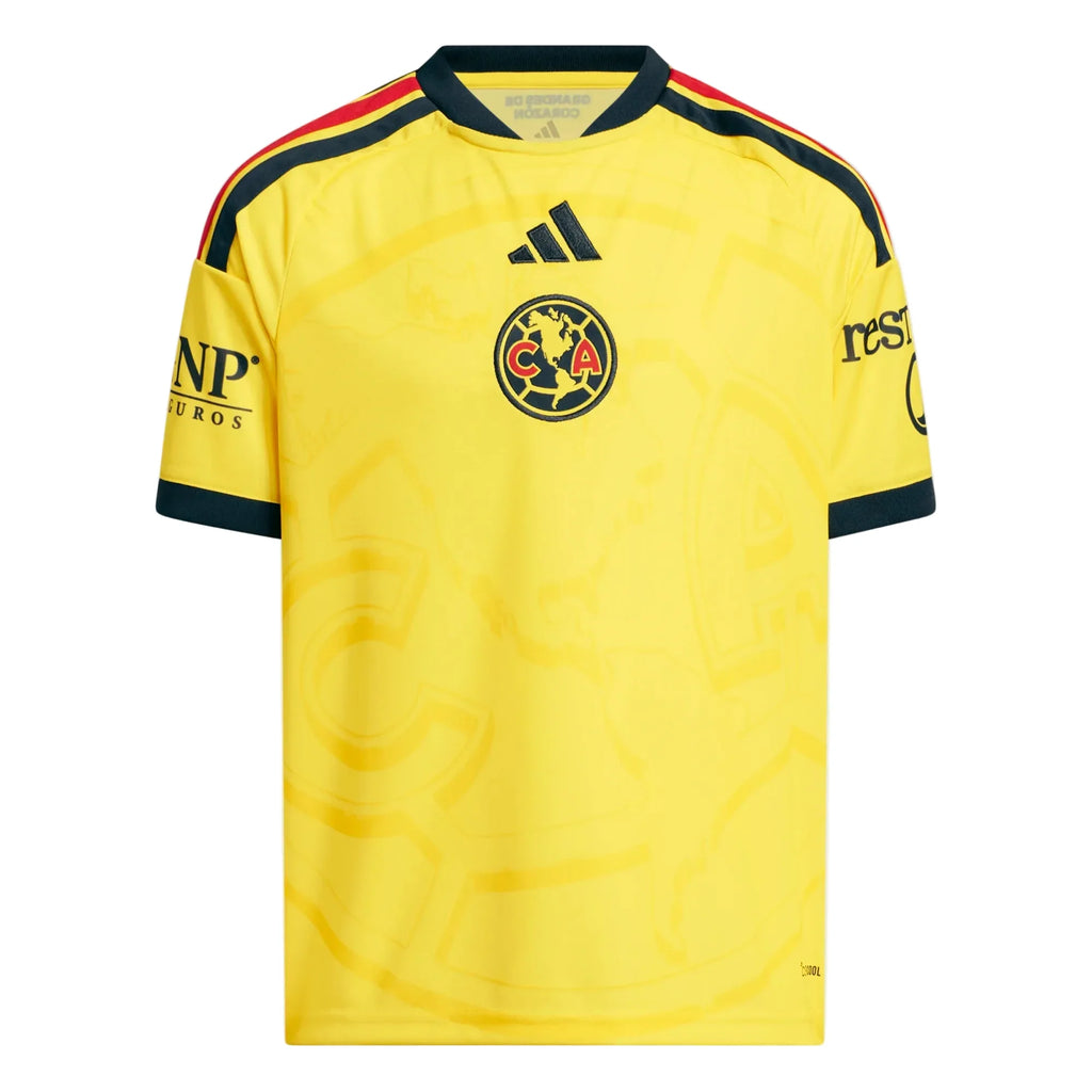 Adidas Youth Club América Stadium Home Soccer Jersey 26/27 product image 1, provided for visual reference and product detail