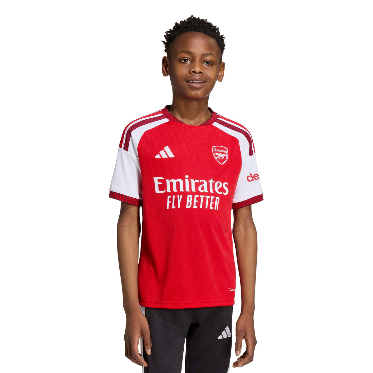 Adidas Youth Arsenal Home Stadium Jersey 26/27 product image 3, provided for visual reference and product detail review