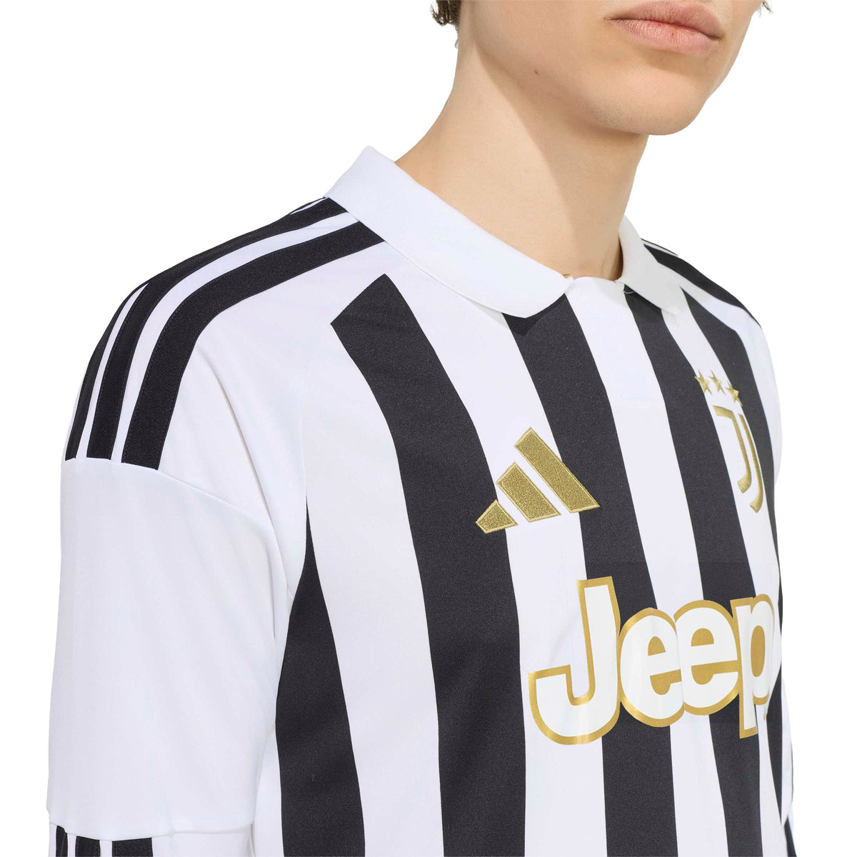 Adidas Men Juventus Home Long Sleeve Jersey 26/27 product image 5, provided for visual reference and product detail review