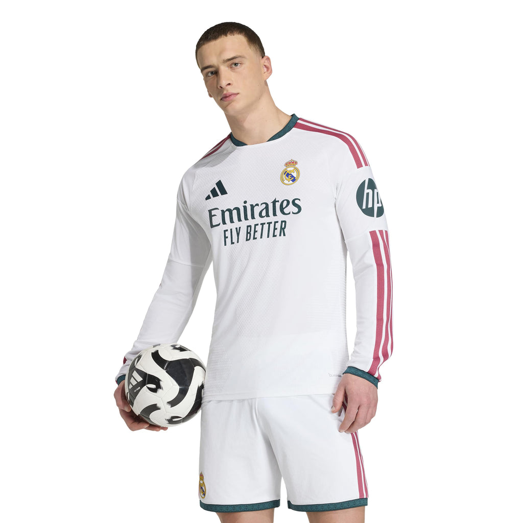 Adidas Real Madrid Home Authentic Jersey Long Sleeve 26/27 product image 3, provided for visual reference and product detail
