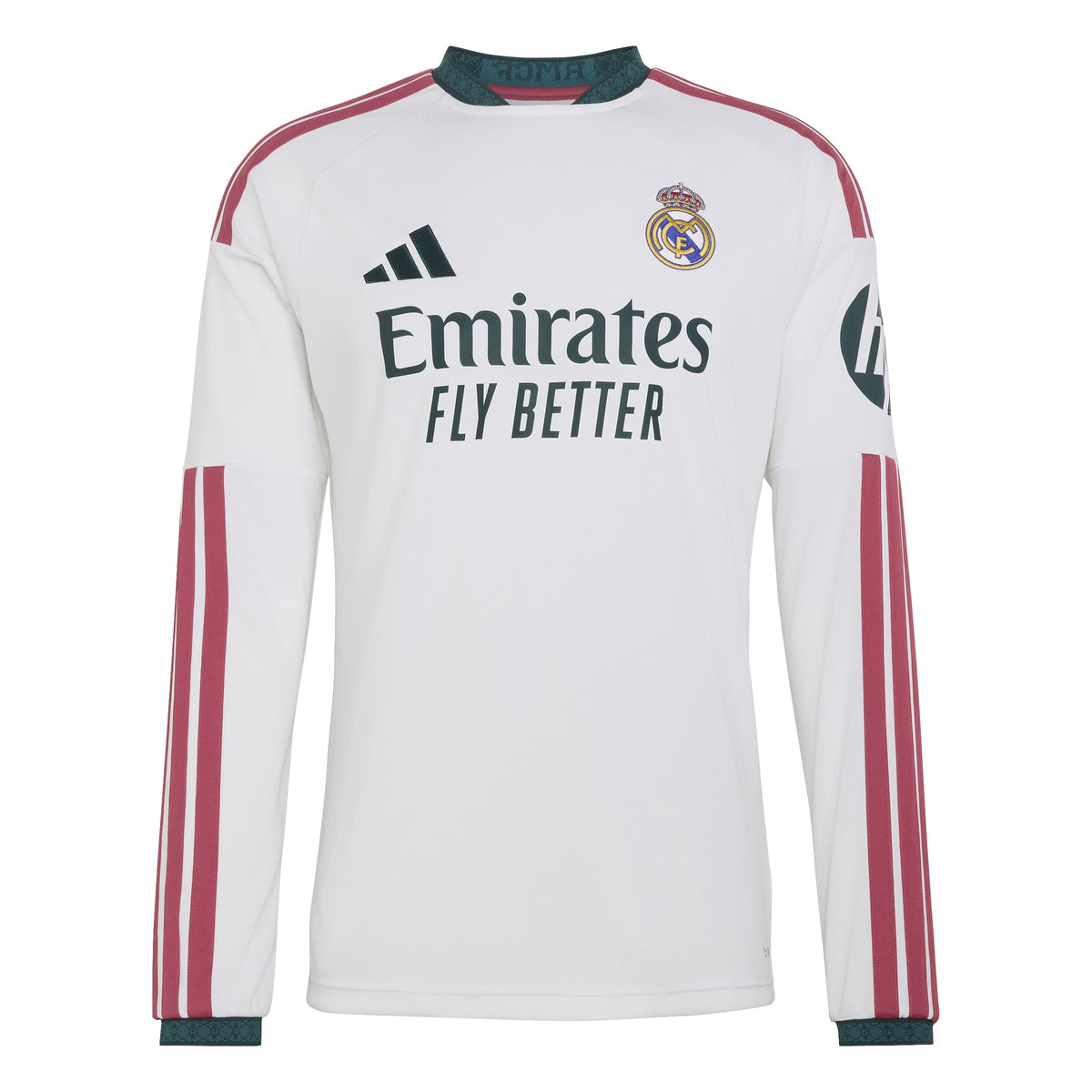 Adidas Real Madrid Home Jersey Long Sleeve 26/27 product image 1, provided for visual reference and product detail review