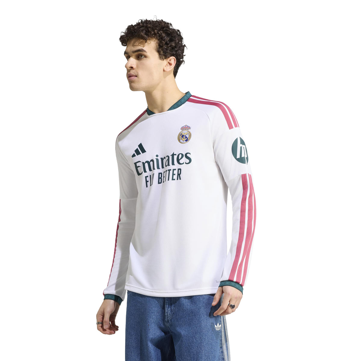 Adidas Real Madrid Home Jersey Long Sleeve 26/27 product image 3, provided for visual reference and product detail review