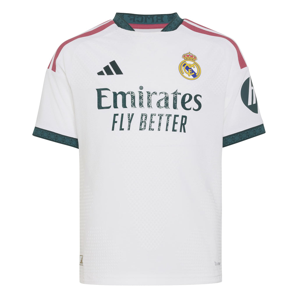 Adidas Youth Real Madrid Authentic Home Jersey 26/27 product image 1, provided for visual reference and product detail review