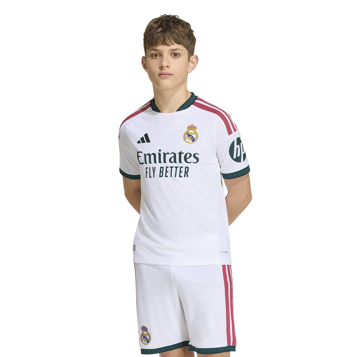 Adidas Youth Real Madrid Authentic Home Jersey 26/27 product image 3, provided for visual reference and product detail review