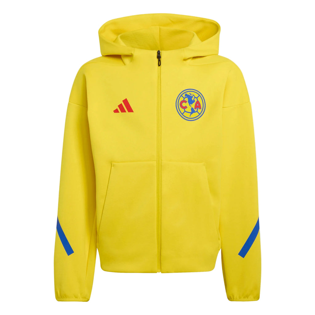 Adidas Kid's Club America Z.N.E. Anthem Jacket product image 1, provided for visual reference and product detail review