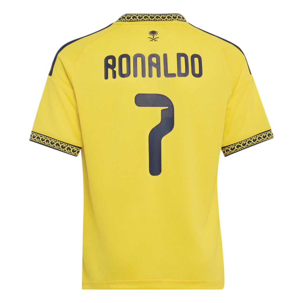 Adidas Youth Al Nassr FC Home Jersey 26/27 product image 7, provided for visual reference and product detail review