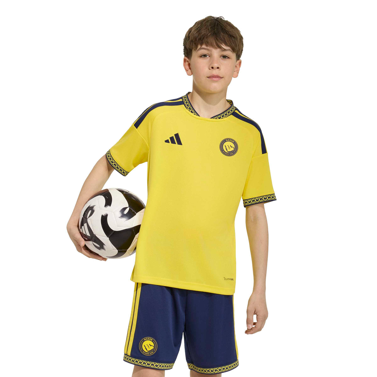 Adidas Youth Al Nassr FC Home Jersey 26/27 product image 8, provided for visual reference and product detail review