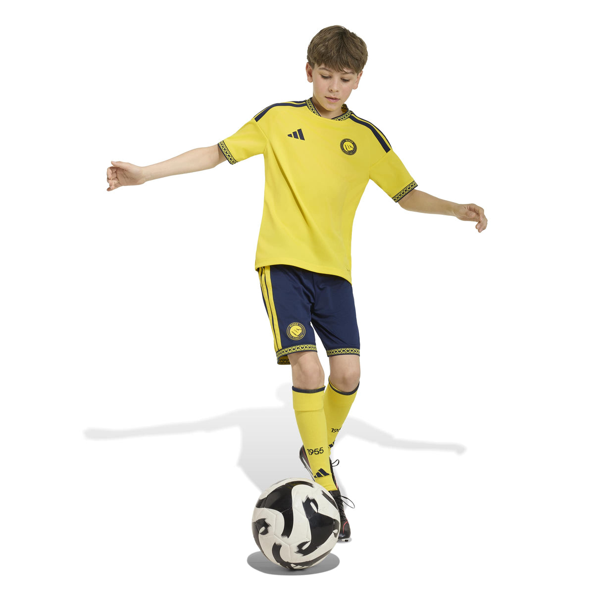 Adidas Youth Al Nassr FC Home Jersey 26/27 product image 2, provided for visual reference and product detail review