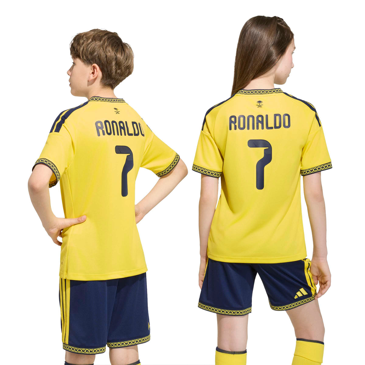 Adidas Youth Al Nassr FC Home Jersey 26/27 product image 5, provided for visual reference and product detail review