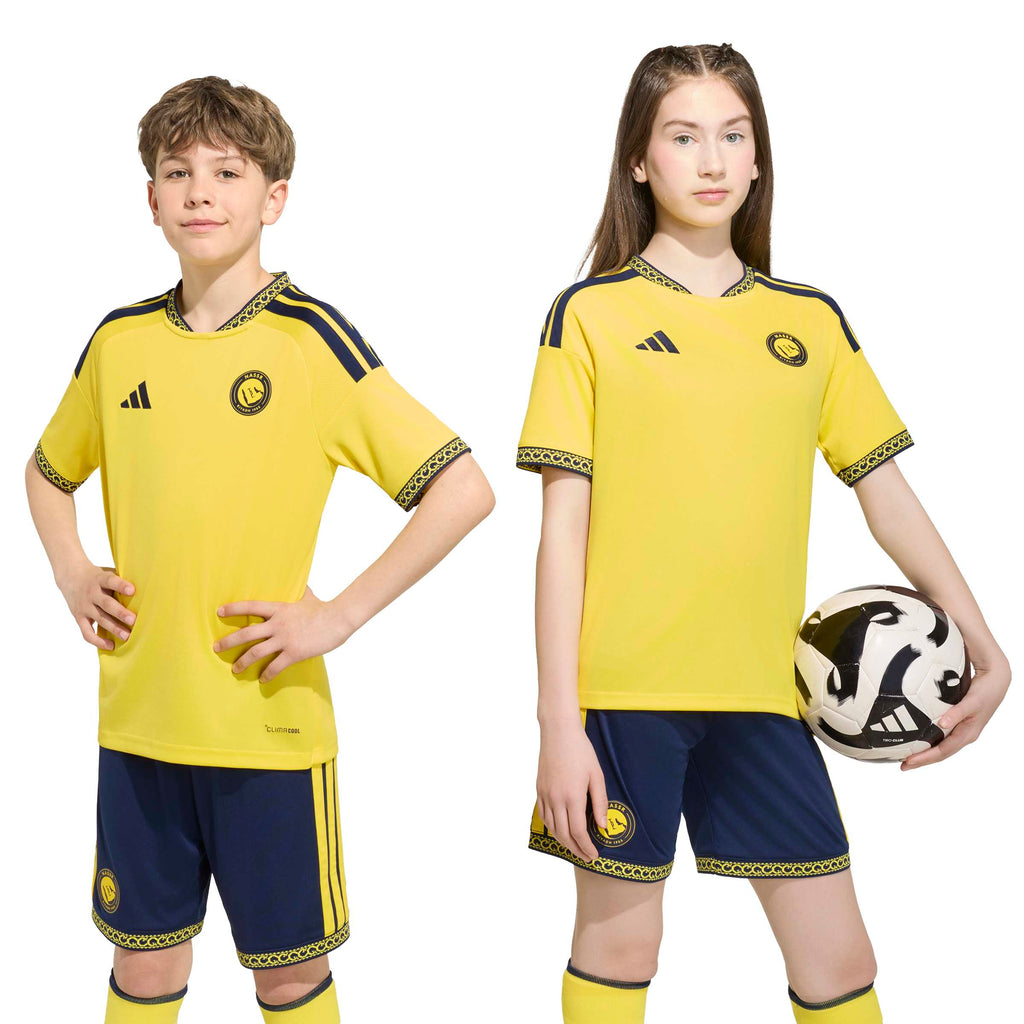 Adidas Youth Al Nassr FC Home Jersey 26/27 product image 6, provided for visual reference and product detail review