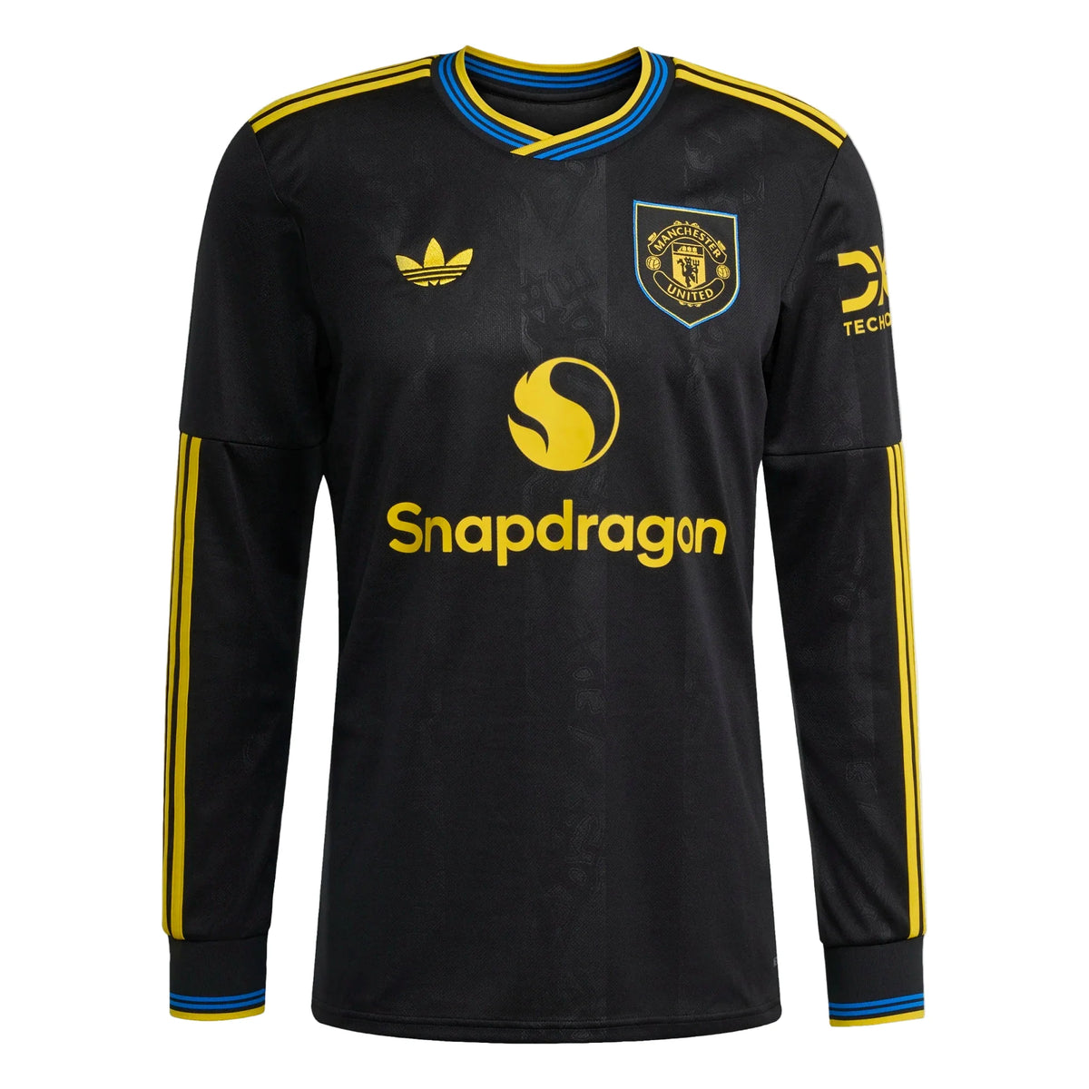 Adidas Men Manchester United Long Sleeve 3rd Stadium Replica Jersey 25/26 product image 1, provided for visual reference and