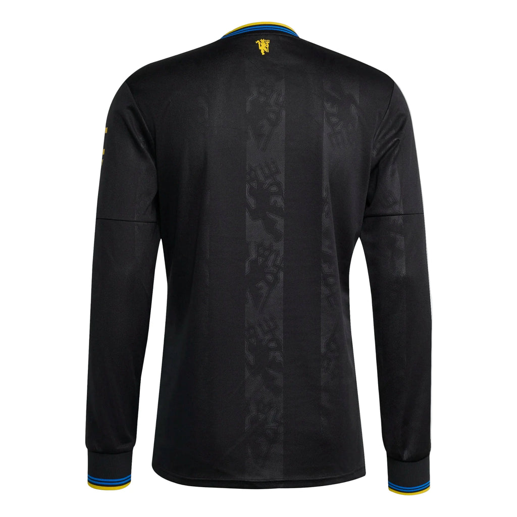 Adidas Men Manchester United Long Sleeve 3rd Stadium Replica Jersey 25/26 product image 2, provided for visual reference and