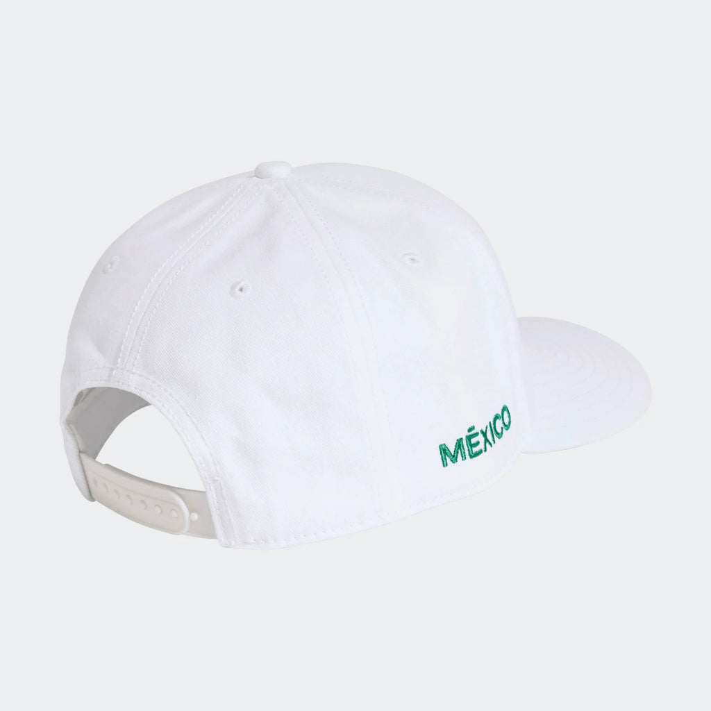 Adidas Mexico Snapback Hat-White product image 2, provided for visual reference and product detail review