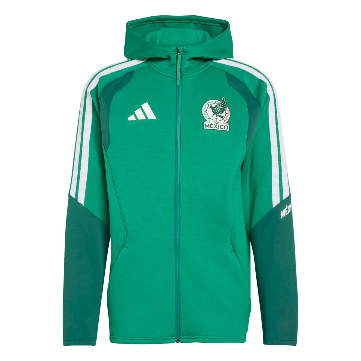 Adidas Men Mexico Pro Tiro Full-Zip Track Jacket- Green product image 1, provided for visual reference and product detail