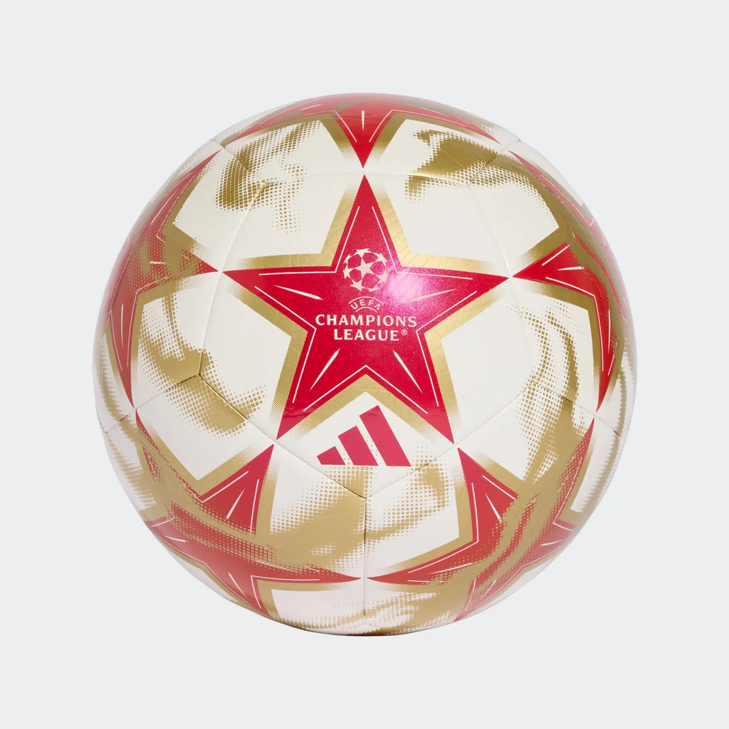Adidas UEFA Champions League 26/27 Club Ball - WHITE/MULTCO/SILVMT product image 1, provided for visual reference and