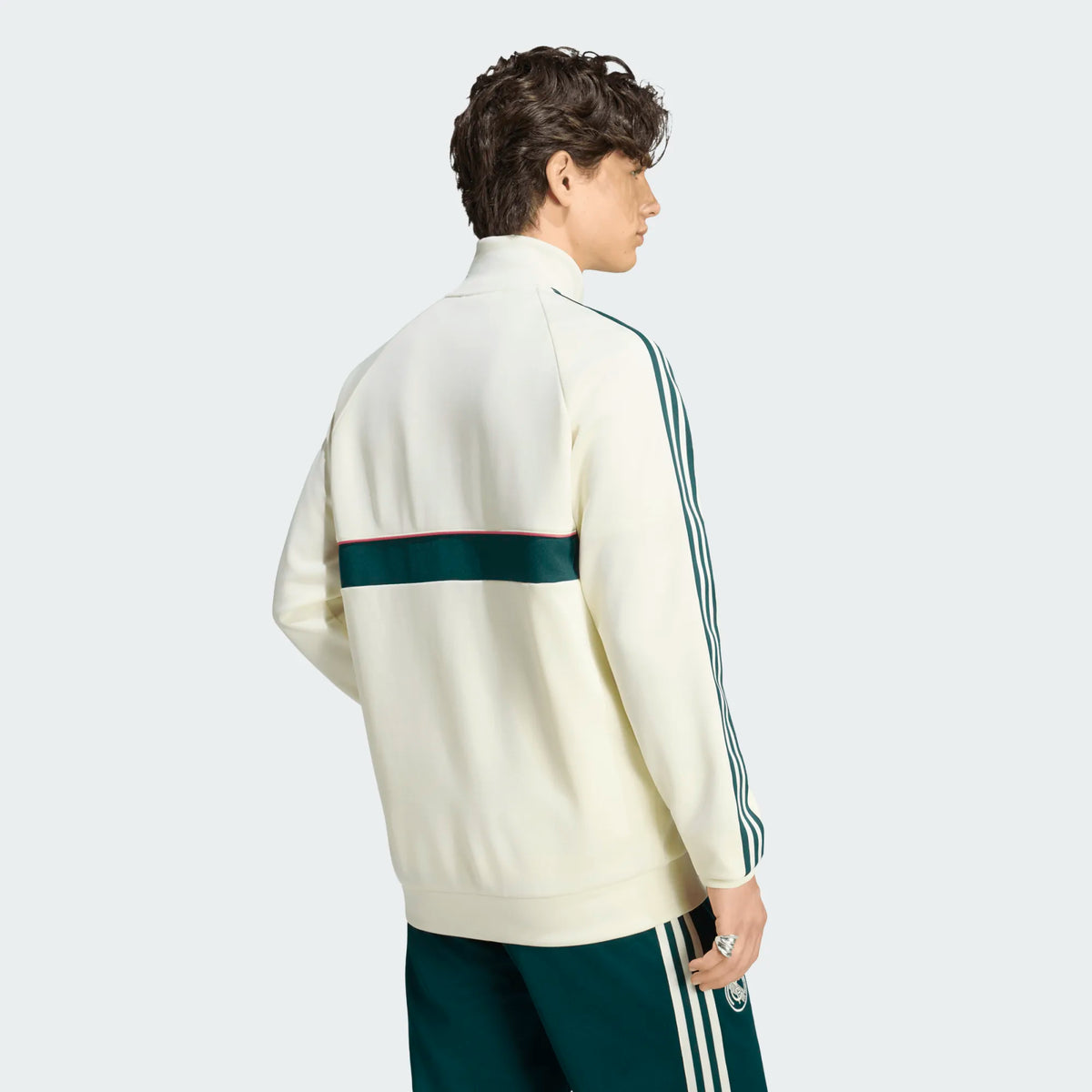 Adidas Men Real Madrid Originals Track Top Ivory product image 3, provided for visual reference and product detail review
