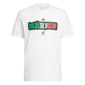 Adidas FIFA World Cup 26 Mexico Home Graphic T-Shirt - White product image 1, provided for visual reference and product