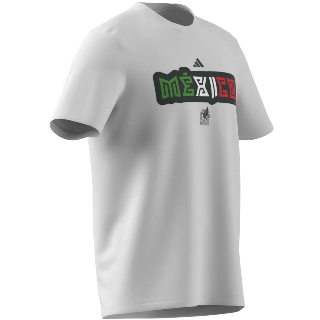 Adidas FIFA World Cup 26 Mexico Home Graphic T-Shirt - White product image 10, provided for visual reference and product