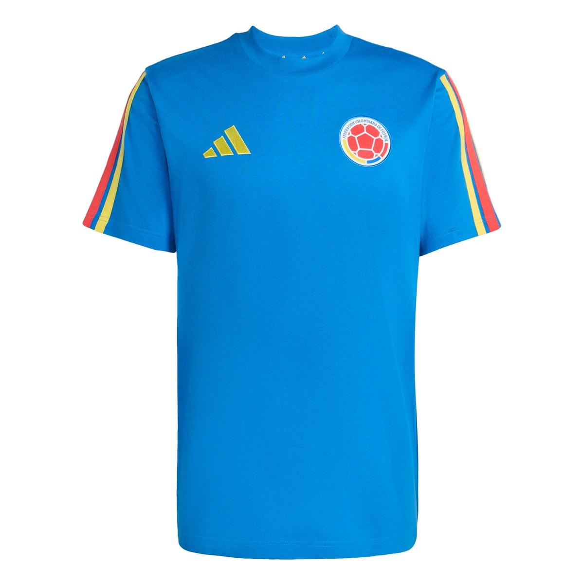 Adidas Colombia DNA T-Shirt-Blue product image 1, provided for visual reference and product detail review