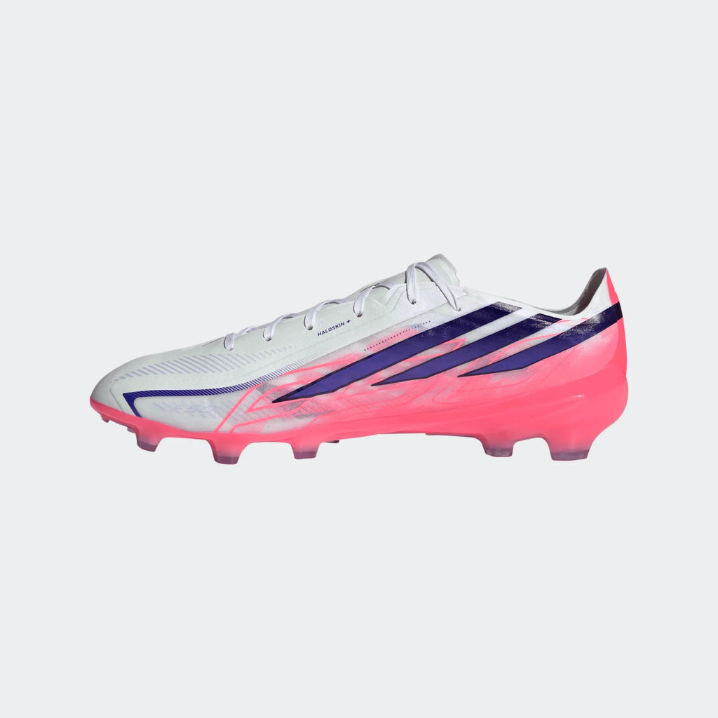 Adidas F50 Hyperfast Pro FG - FTWWHT/SOLPUR/SOLTUR product image 2, provided for visual reference and product detail review
