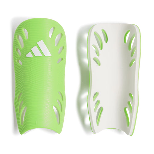 Adidas Adiflex Shin Guards-Lime Green product image 1, provided for visual reference and product detail review