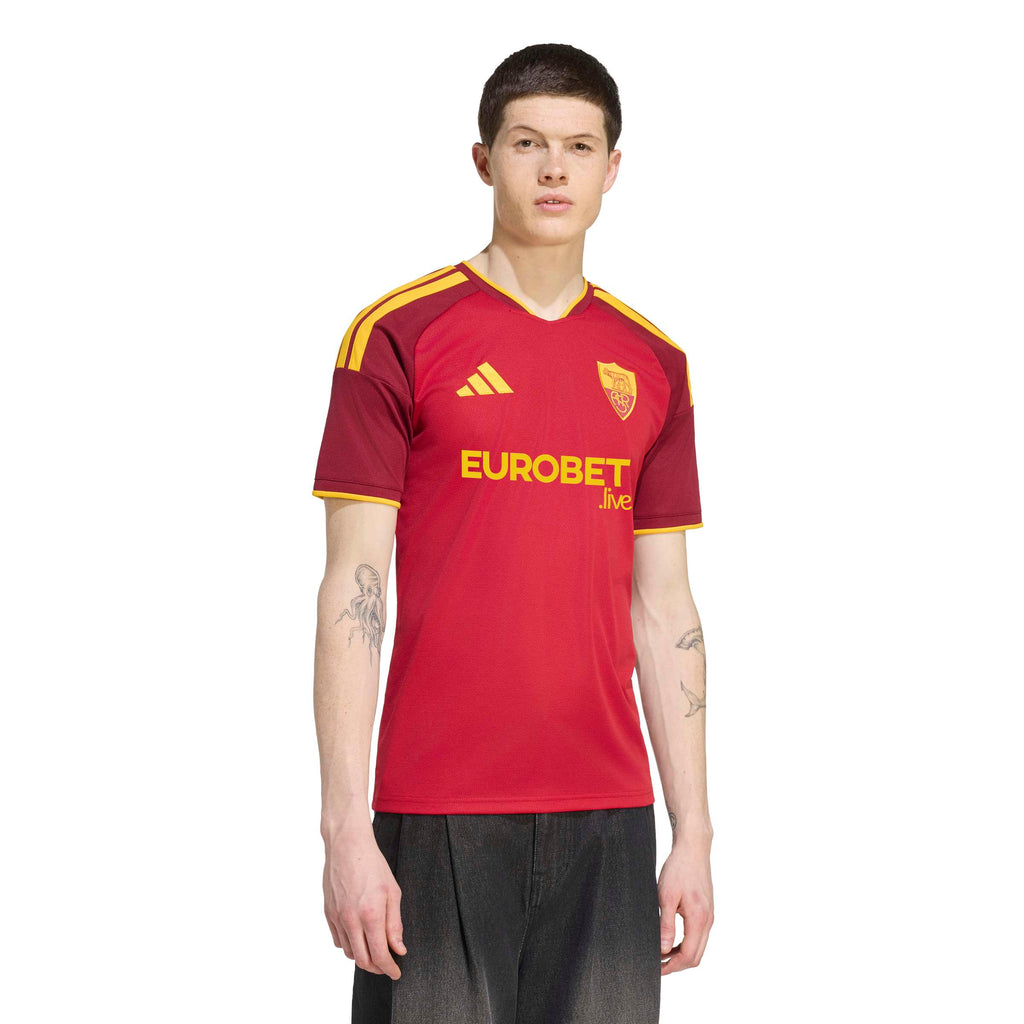 Adidas Men AS Roma Home Stadium Jersey 26/27 product image 3, provided for visual reference and product detail review