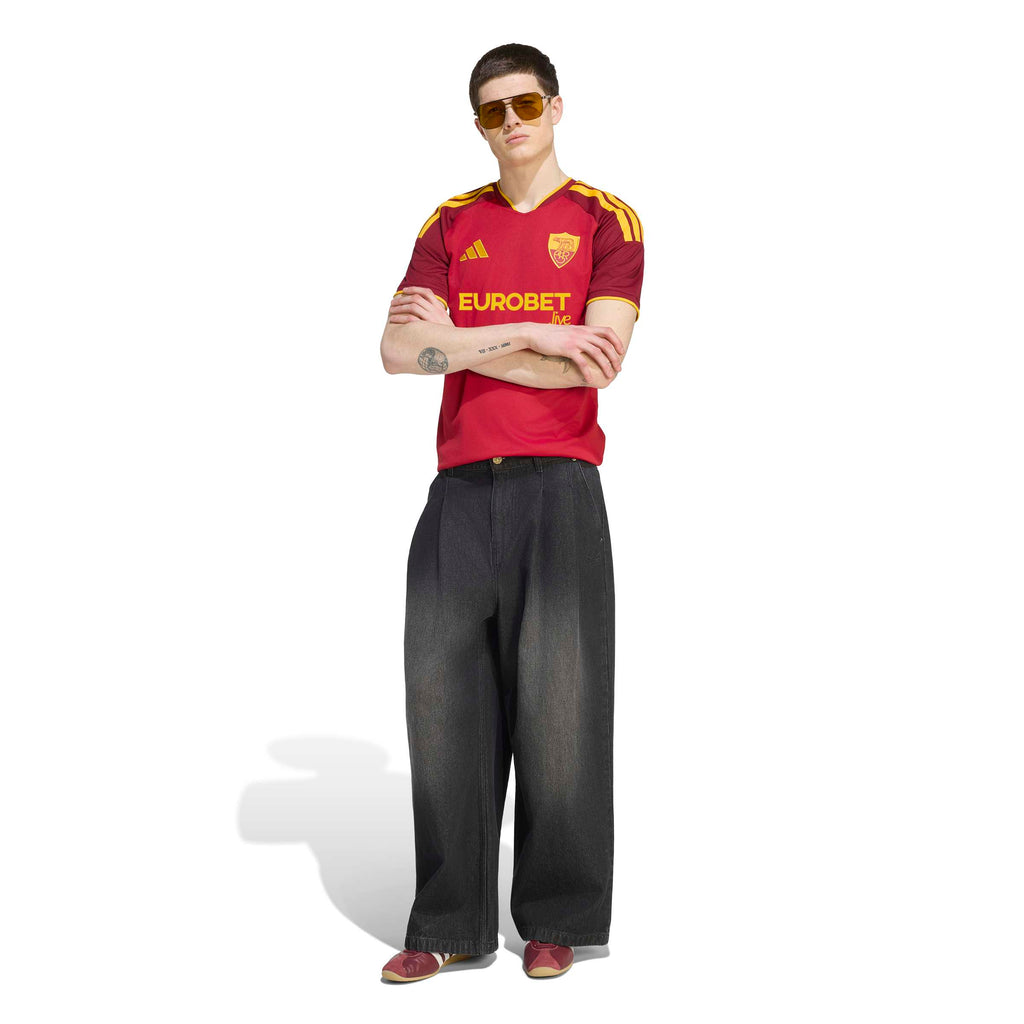 Adidas Men AS Roma Home Stadium Jersey 26/27 product image 5, provided for visual reference and product detail review