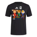 Adidas Youth FIFA World Cup Gear 2026 FIFA World Cup Mascot T-Shirt - Black product image 1, provided for visual reference
