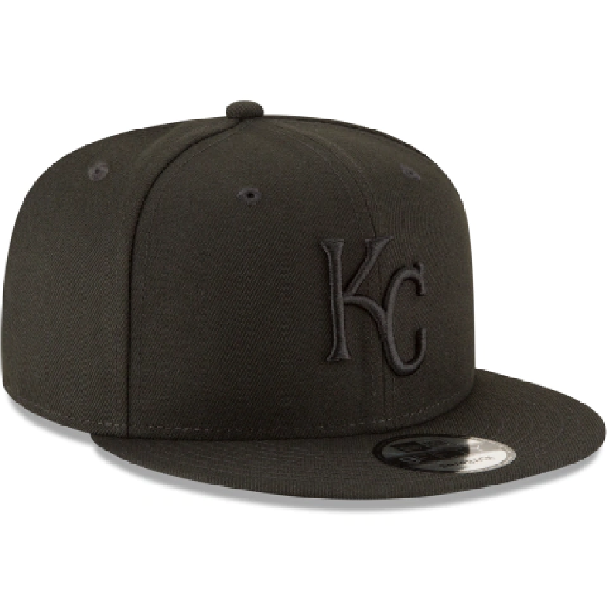 Kansas City Royals Mlb Basic 9Fifty Snapback-Black/Black product image 3, provided for visual reference and product detail