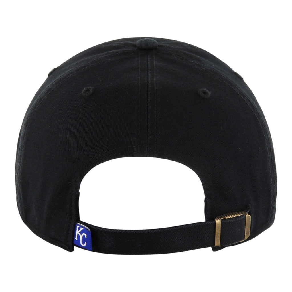 Kansas City Royals '47 Clean Up Black Adjustable Hat product image 2, provided for visual reference and product detail review