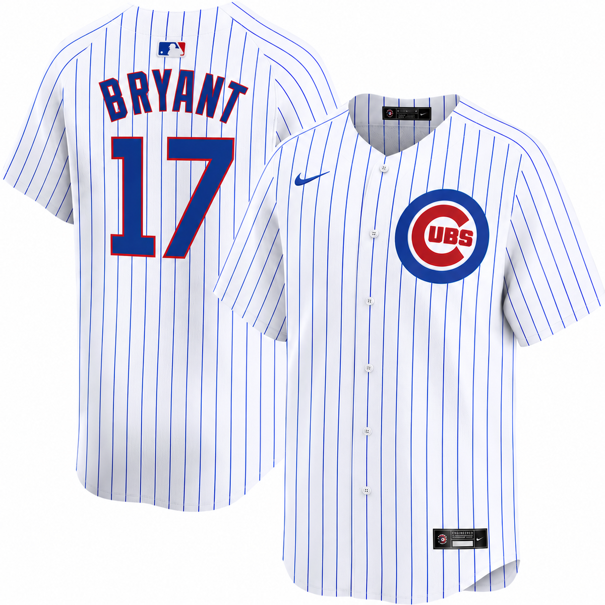Kris Bryant Chicago Cubs Nike Men Replica Home Jersey product image 1, provided for visual reference and product detail