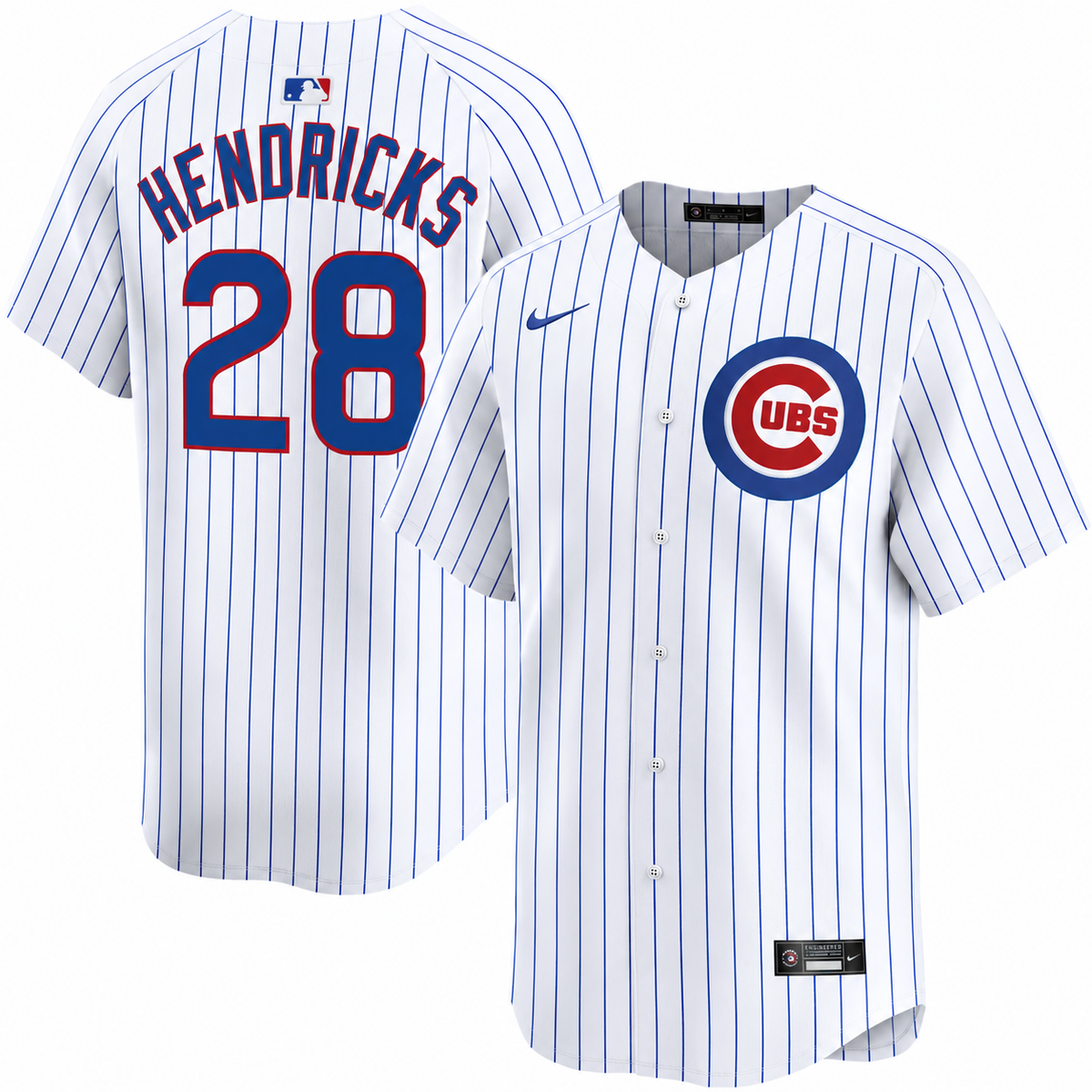 Kyle Hendricks Chicago Cubs Nike Men Replica Home Jersey product image 1, provided for visual reference and product detail