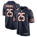 Kyle Monangai #25 Chicago Bears Nike Navy Game Jersey product image 1, provided for visual reference and product detail