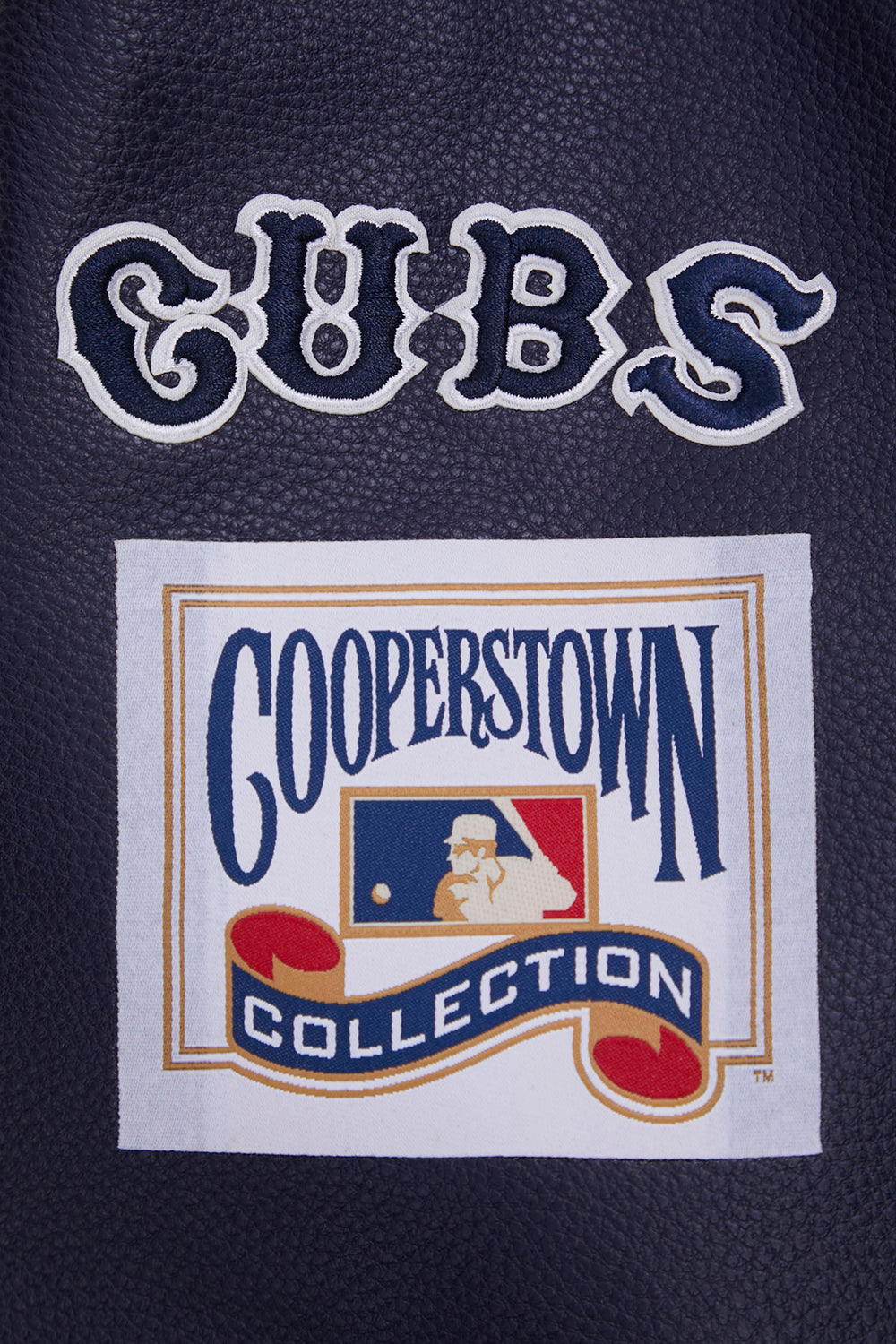 Chicago Cubs Retro Cream Classic Varsity Jacket product image 10, provided for visual reference and product detail review