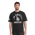 Pro Standard Men Los Angeles Dodgers All Pro Drop Shoulder T-Shirt-Black product image 1, provided for visual reference and