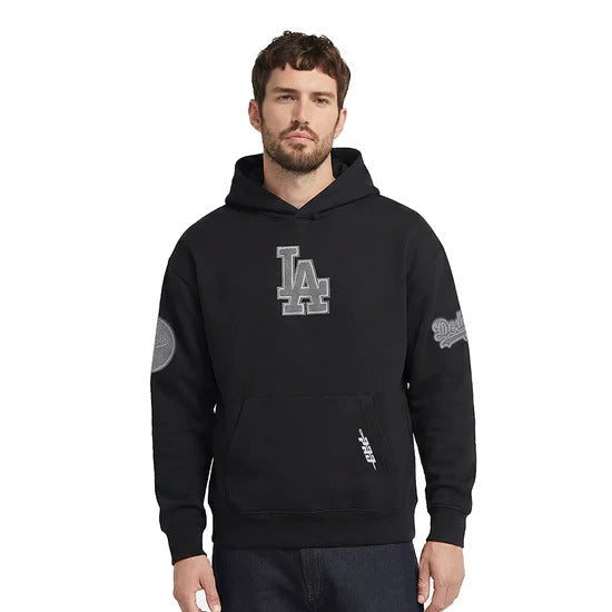 PRO STANDAR LOS ANGELES DODGERS REVERSE FRENCH TERRY Men DROP SHOULDER FLC PO HOODIE product image 3, provided for visual