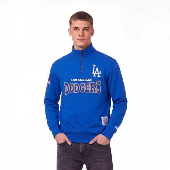 PRO STANDAR LOS ANGELES DAY ONE Men QUARTER-ZIP PULLOVER - ROYAL product image 3, provided for visual reference and product